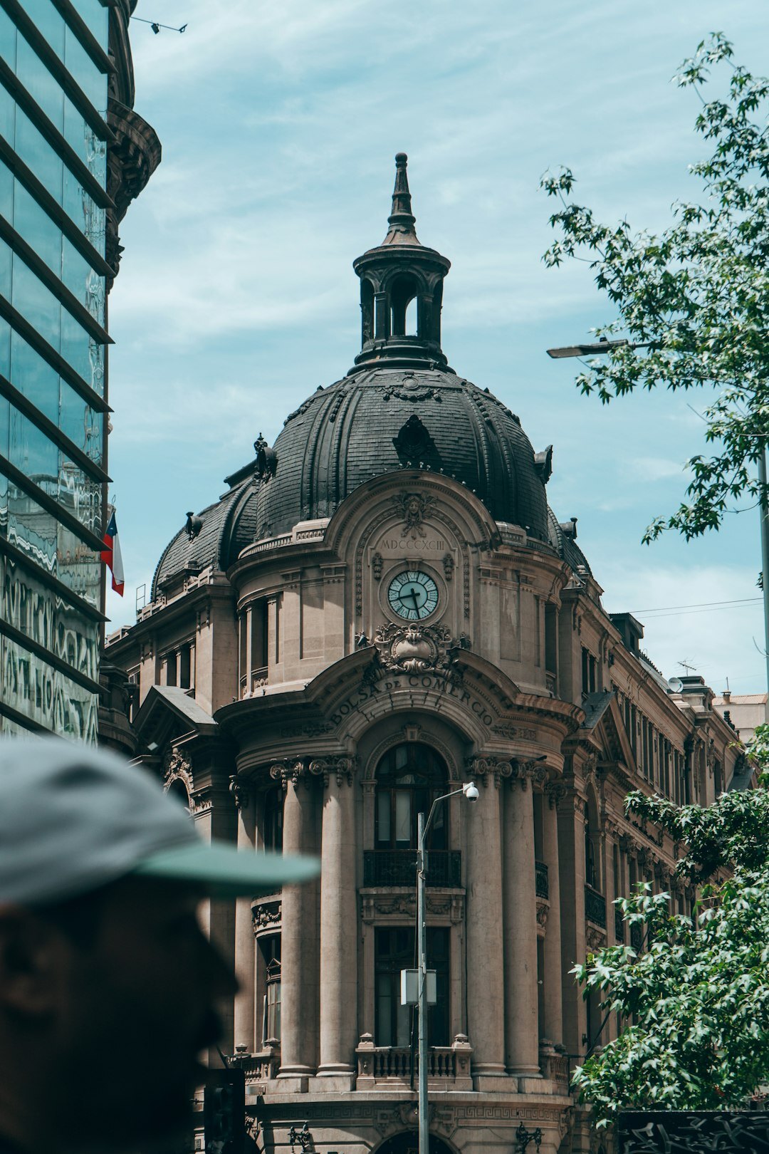 people walking in santiago street